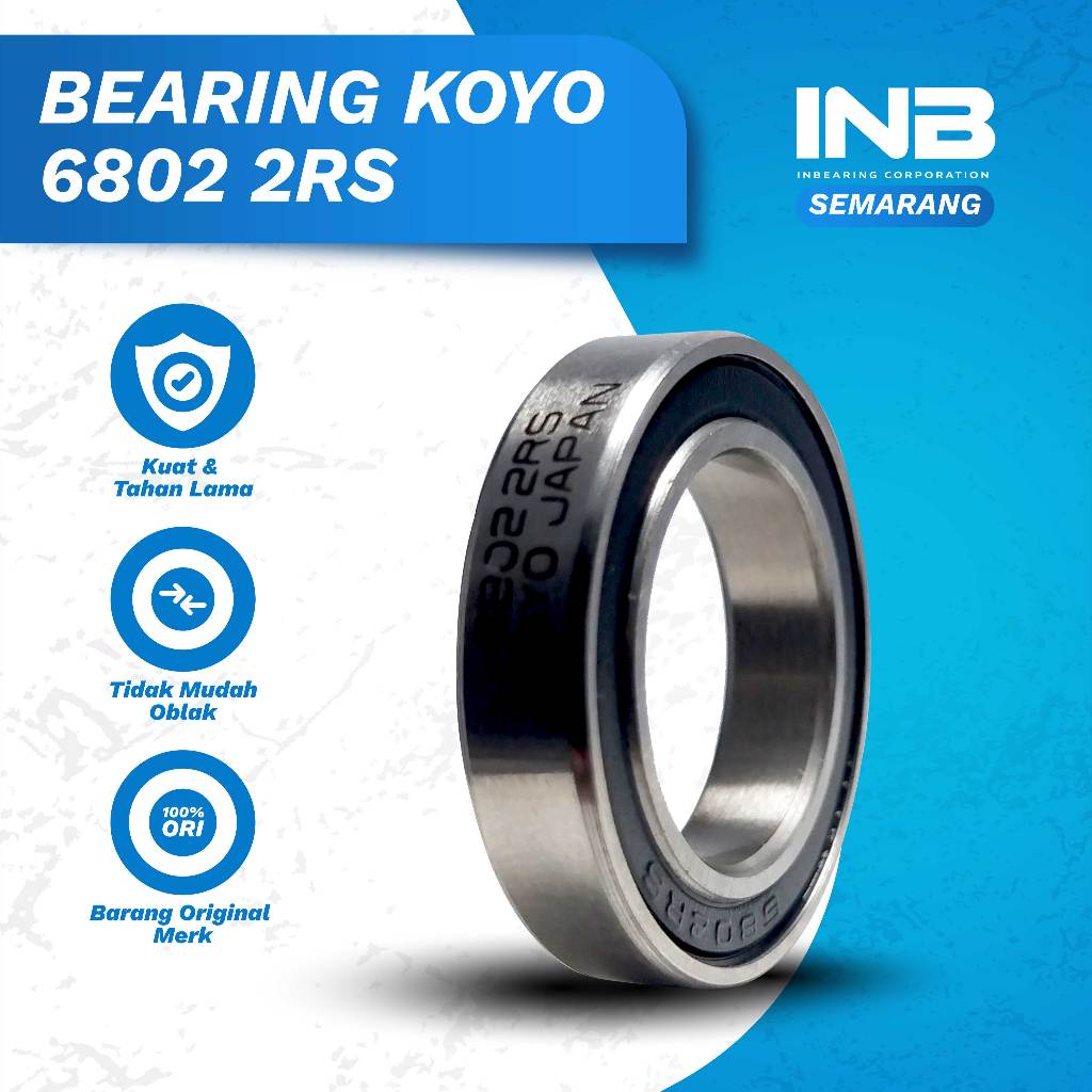Laker Bearing 6802 2RS KOYO Bearing Laker Conrod Arm Vixion Unitrack Vixion Old Original KOYO INB SE