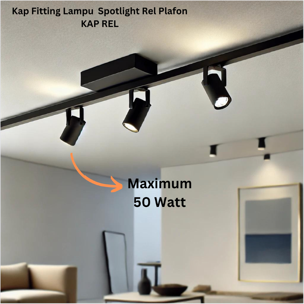 Lampu Sorot Plafon Rel Spotlight MR 16 (Neolus)