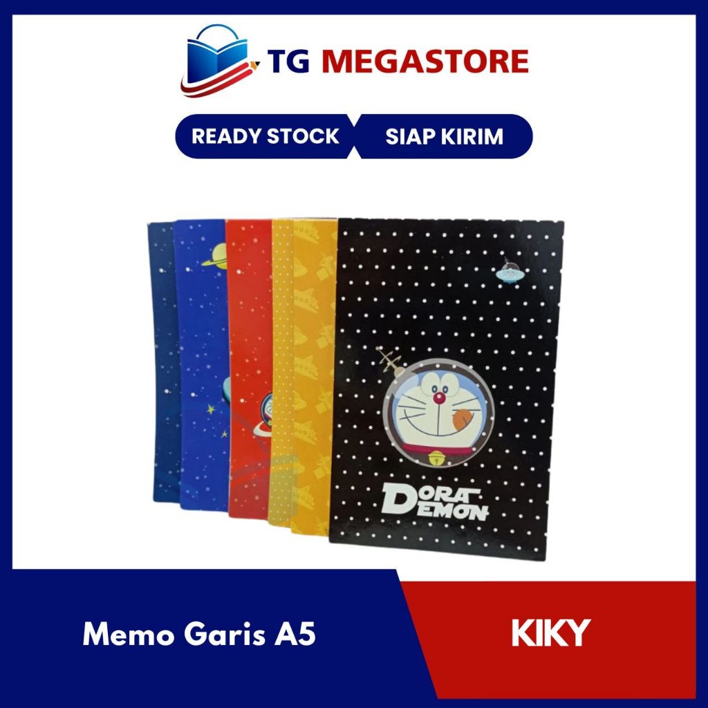 

Memo Garis Kiky A5 50 Lembar