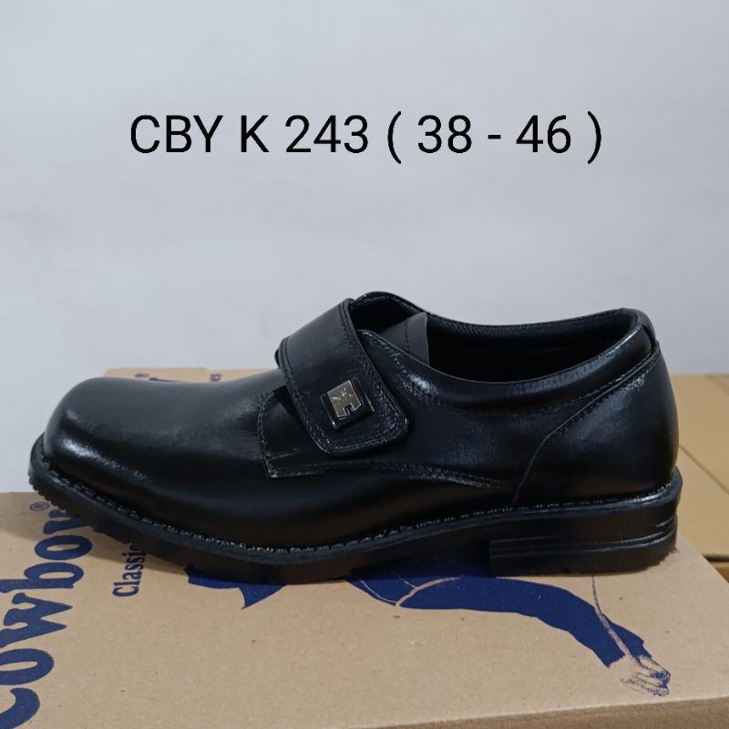 SEPATU - SEPATU PRIA - SEPATU PANTOFEL KULIT ASLI, BIG SIZE, MURAH. COWBOY ART 243 UKR 38 - 46