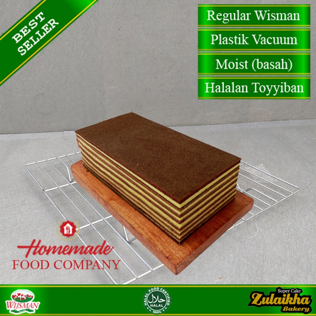 

Lapis legit coklat wisman 20 x 10 cm