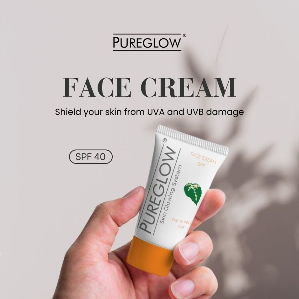 [EXCLUSIVE] PUREGLOW DAILY SUNBLOCK FACE CREAM SPF 40 ALL SKINS TYPE 30gr