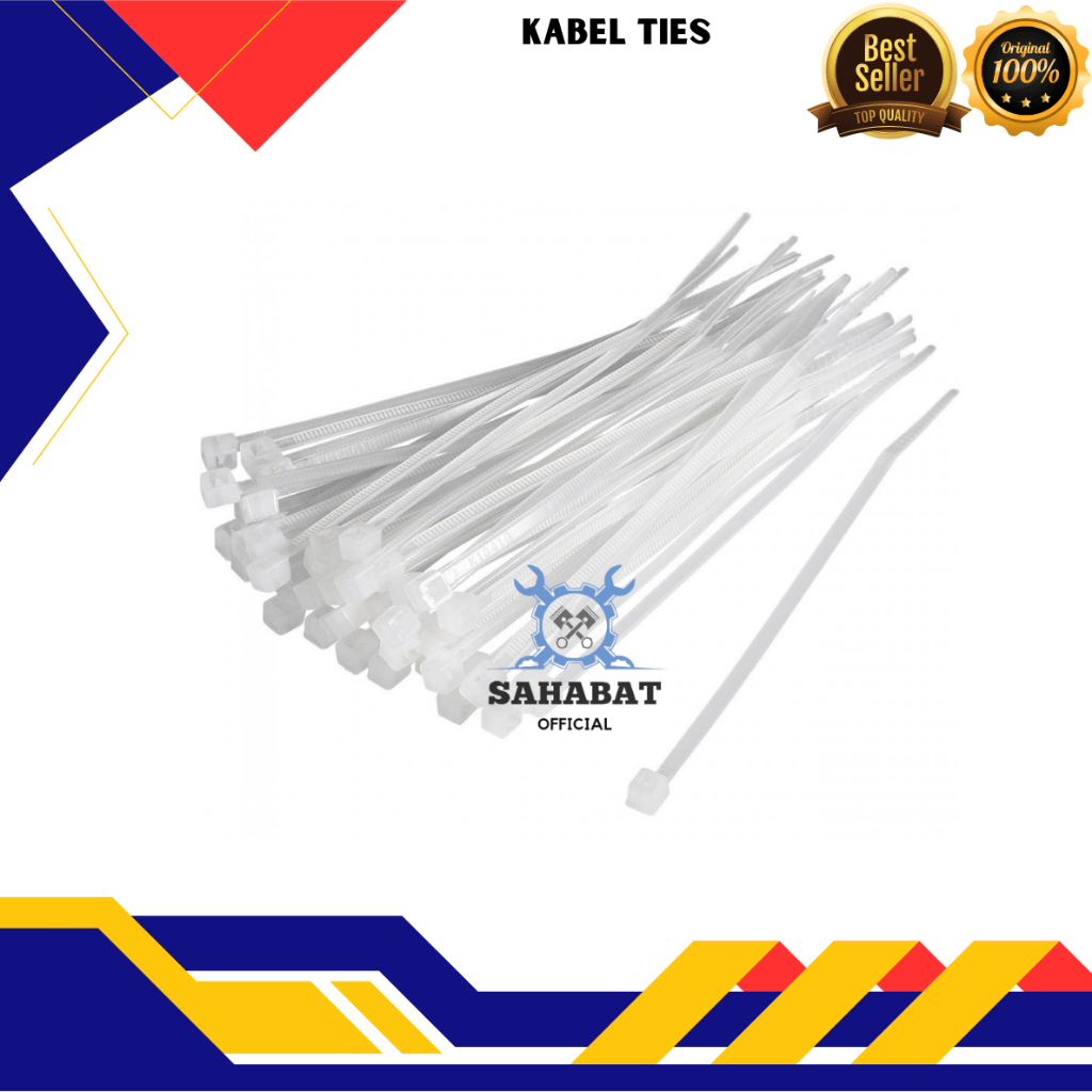 

KABEL TIES 10 CM 1 PACK ISI 100 TALI KABEL TIS