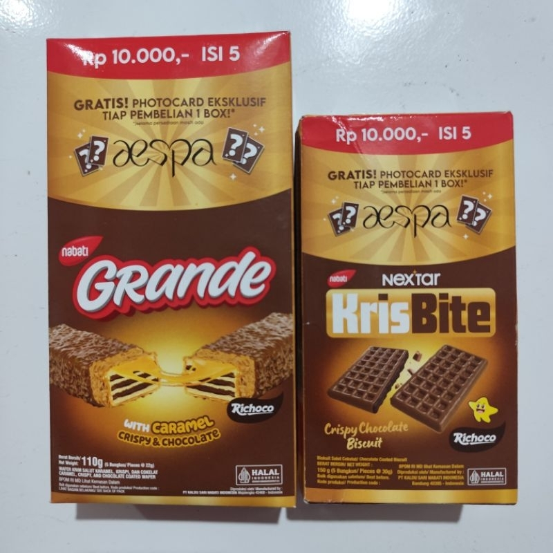 

[SR] NABATI GRANDE & NEXTAR KRISBITE AESPA ISI 5 PCS // NABATI