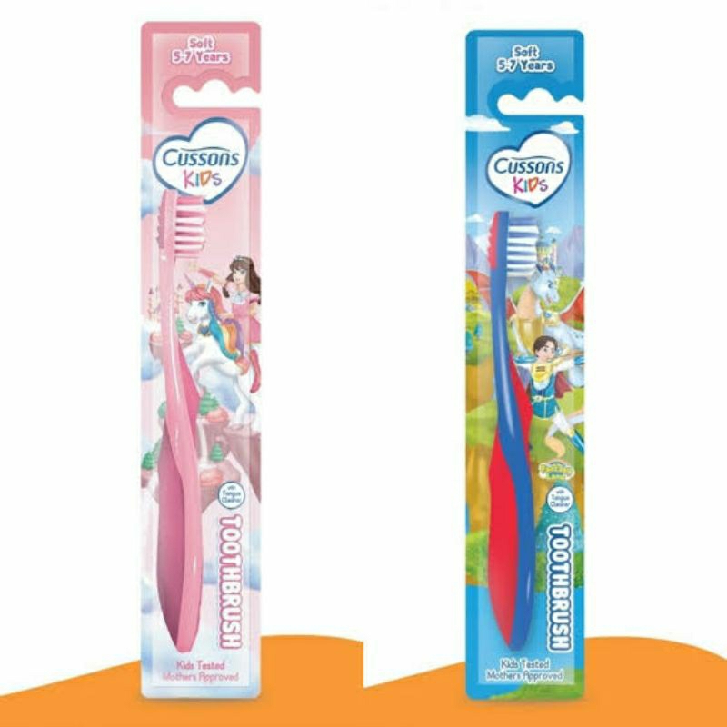 cussons kids toothbrush 5-7 years cusson sikat gigi anak anak