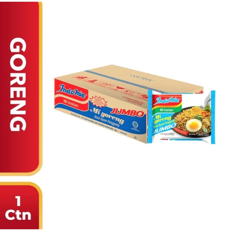 

Indomie Goreng Ayam Panggang Jumbo 1 Dus Isi 24 Pcs