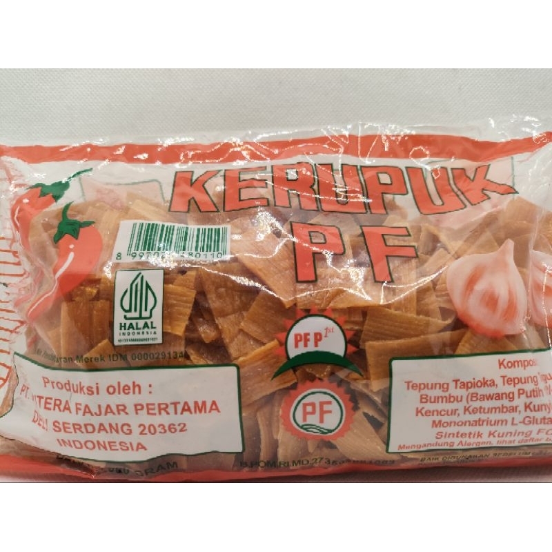 

KERUPUK PF ASLI MEDAN KERUPUK BAWANG PEDAS 500 gr