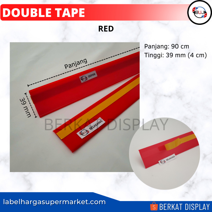 

LABEL HARGA - PRICE TAG - TYPE DOUBLE TAPE 900 mm