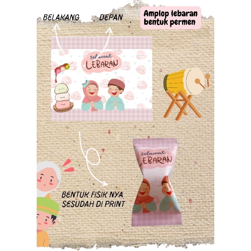 

AMPLOP LEBARAN |AMPLOPE LEBARAN BENTUK PERMEN |AMPLOP LEBARAN LUCU DAN UNIK