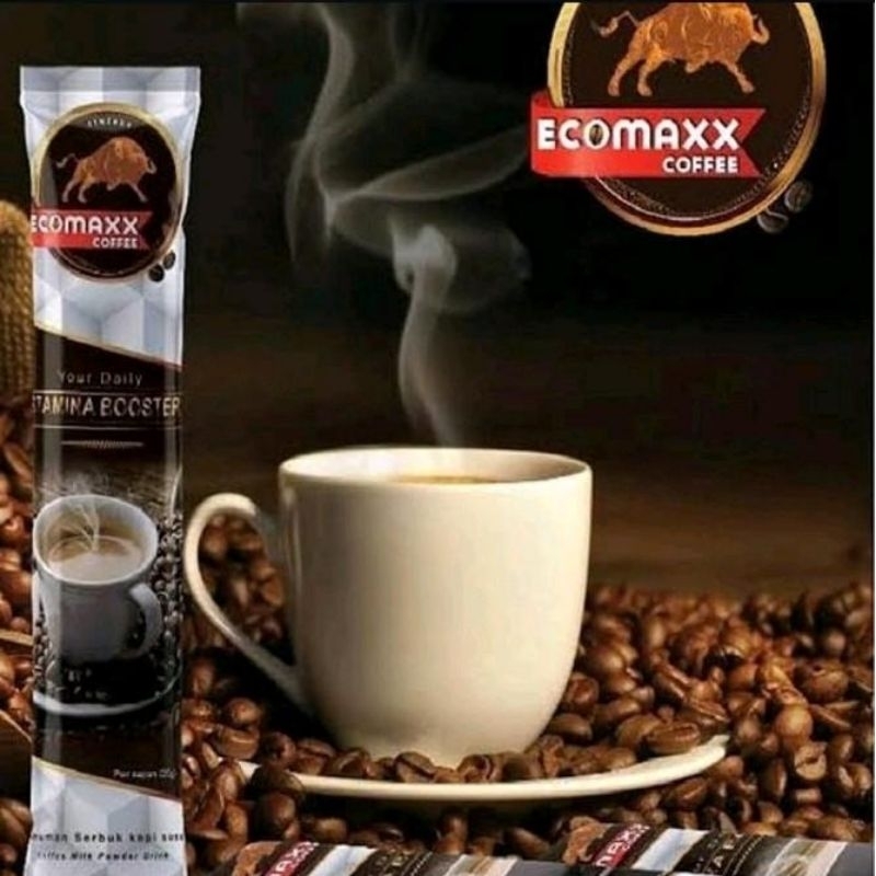

ECOMAXX COFFEE PT BEST Kemasan baru Khasiat Bubuk Kopi Robusta Gingseng Dengan 100% Original Manis Gula Susu