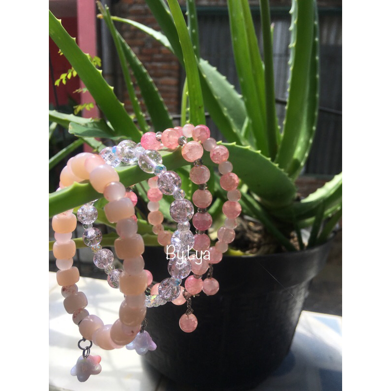 Gelang Kristal Manik Manik