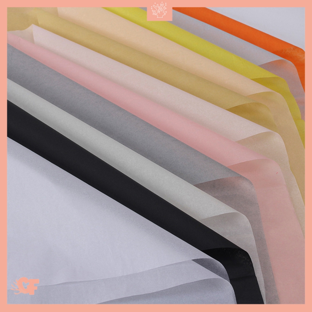 

40 LEMBAR Kertas Buket Bunga Tissue Paper Flower Wrapping Cellophane Kertas Tissue Korean SF34