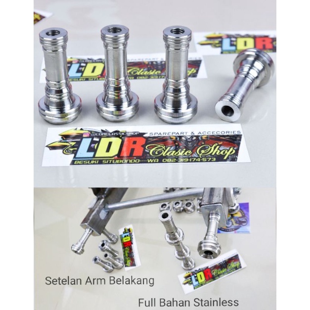 baut arm belakang / monel belakang stainless steel