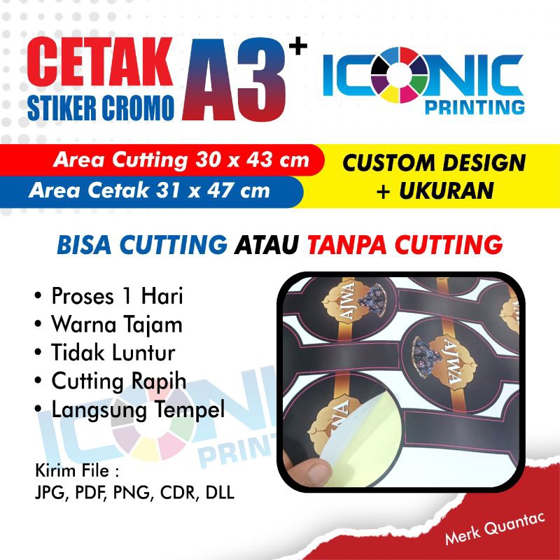 

Cetak Stiker Hvs/Cromo Cutting Kiss Cut Design
