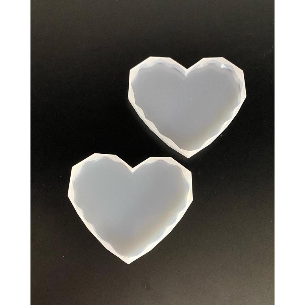 Mold set cetakan resin epoxy love (tatakan gelas Love)