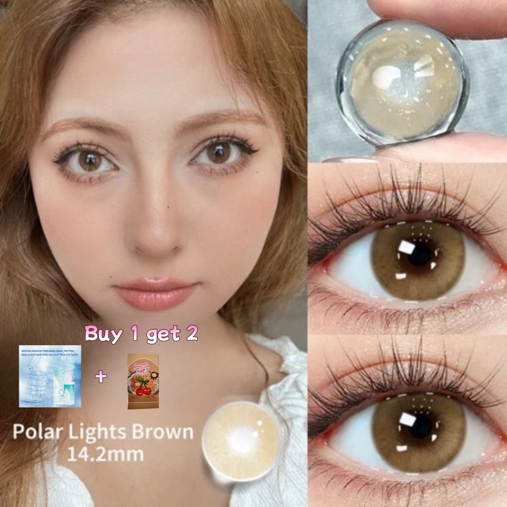 [ SWEET CASE TOP ] POLLAR SERIES BL1/4 SOFLENTS / SOFLENS CLEAR / LENSA MATA / LENSA KONTAK / LENSA 