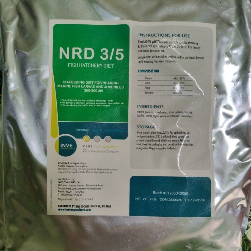 PELET NRD 3/5 (uk 300-500π) 3 kg