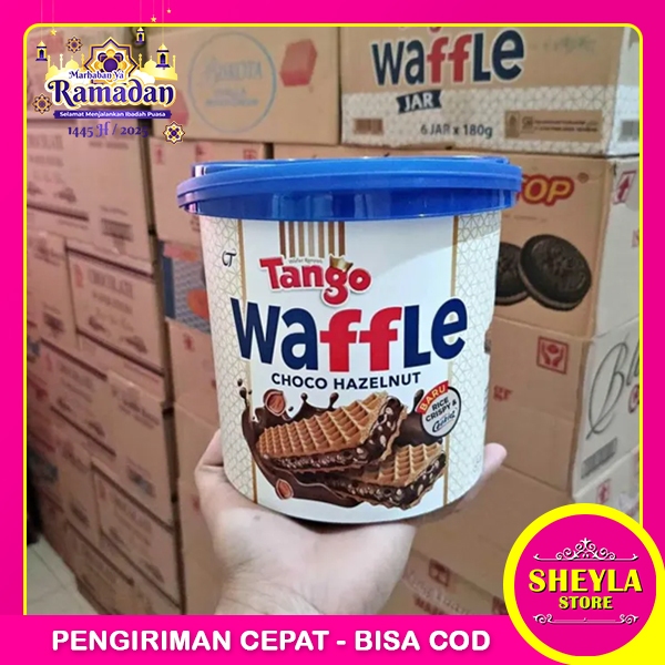 

Tango Waffle Choco Hazelnut Jar Timba Kaleng 180 Gr / Tango Chocolate Vanilla / TV-21