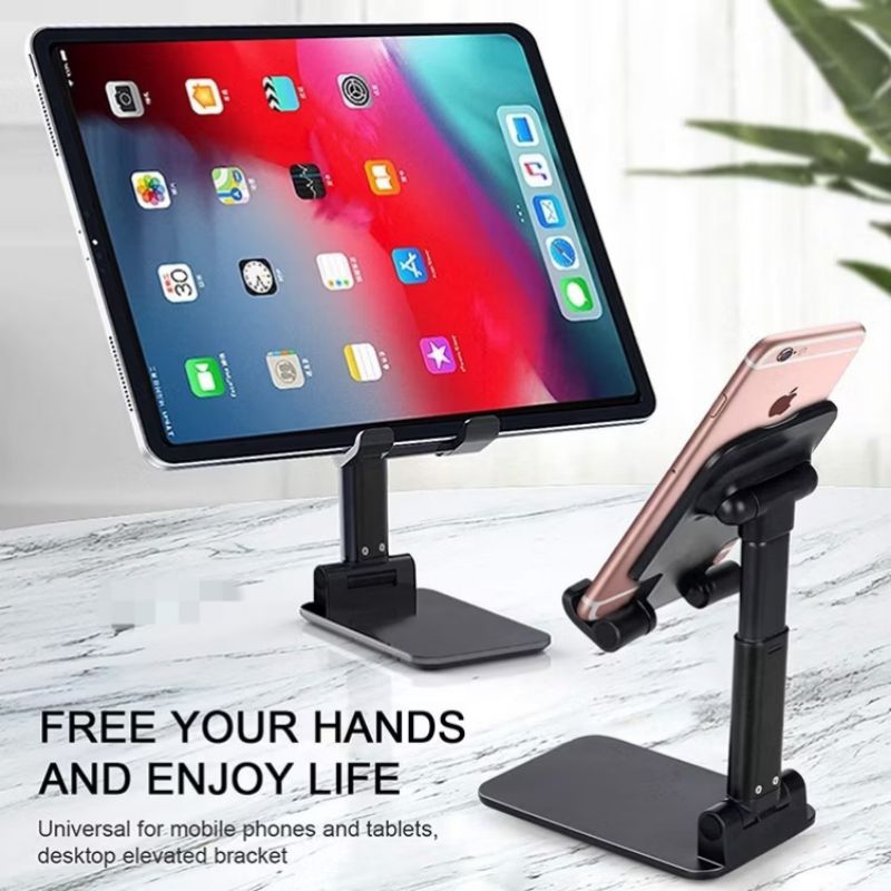 STAND HP FOLDING DEKSTOP FOLDING BRACKET STAND HP HOLDER HP LIPAT