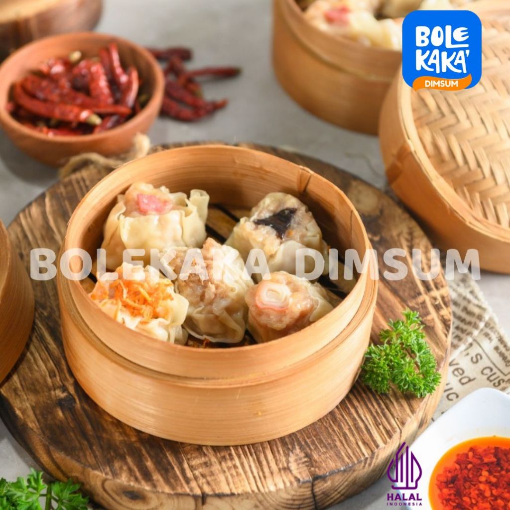 

Bolekaka Dimsum Mix Crabstick isi 100pcs/Dimsum Mix B