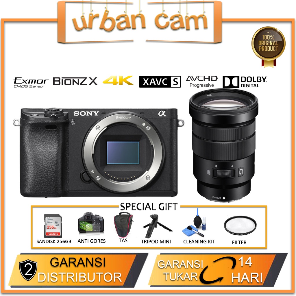 Sony Alpha A6300 Kit 16-50MM F3.5-5.6 OSS / Sony A6300 Kit / Sony A6300 Body