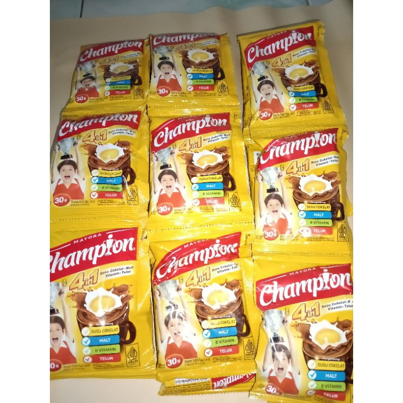 

Energen Champion Coklat renceng isi 10 x 30 gr