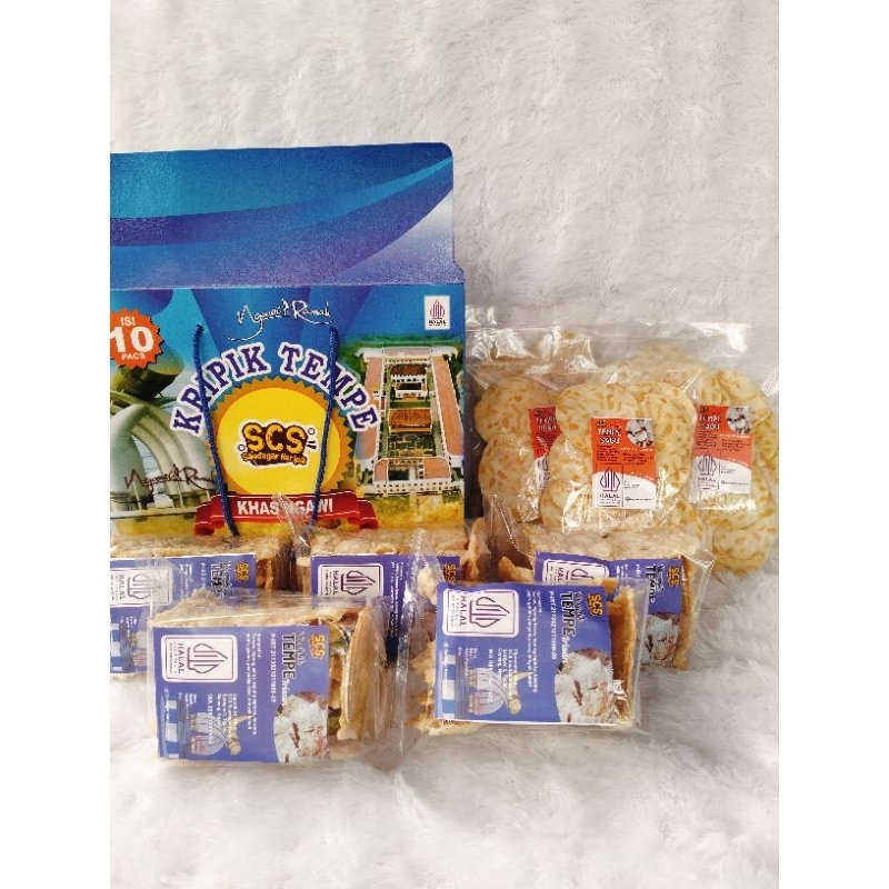 

KERIPIK TEMPE SCS MIX TEMPE IRISAN & TEMPE SAGU ISI 10