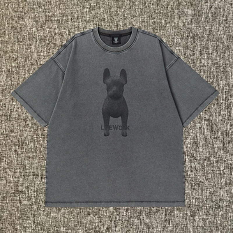 Lifework Halftone Radog Tee Dark Gray Original / Baju Kaos Lifework Authentic