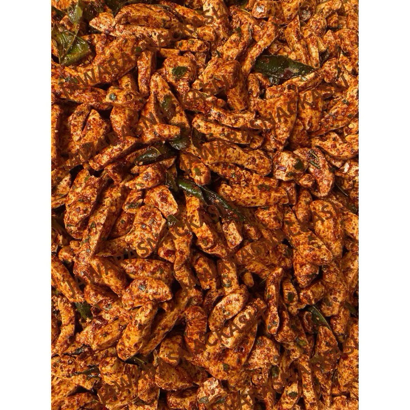 

( Berat 1 kg) Basreng Pedas Daun Jeruk Berat 1 kg / Basreng viral / basreng Pedas