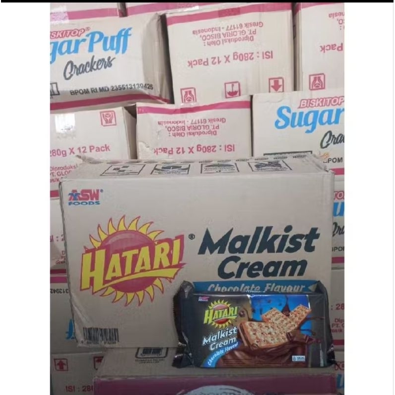 

Hatari malkist cream 115gran 1 dus isi 28pcs