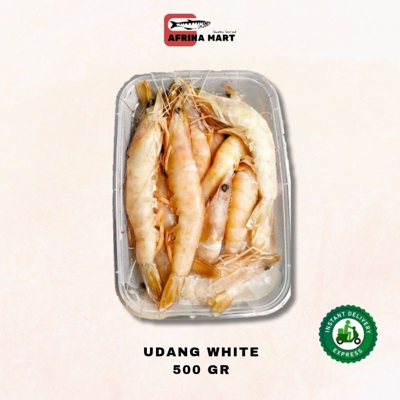 

Udang White 500 gram Frozen - Kirim Instant Afrina Mart