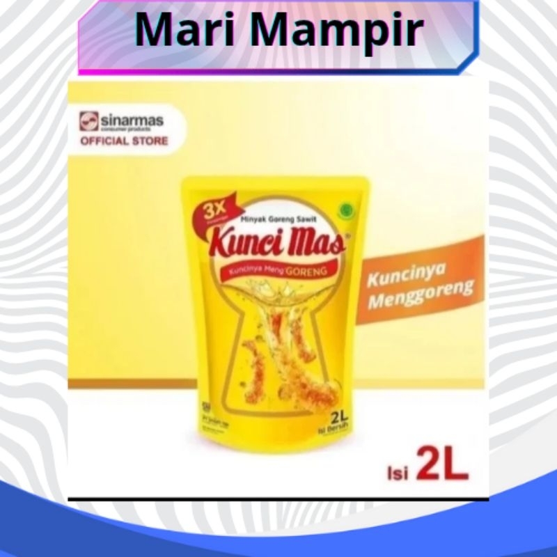 

(2 L) Minyak Goreng KunciMas Kemasan Refill