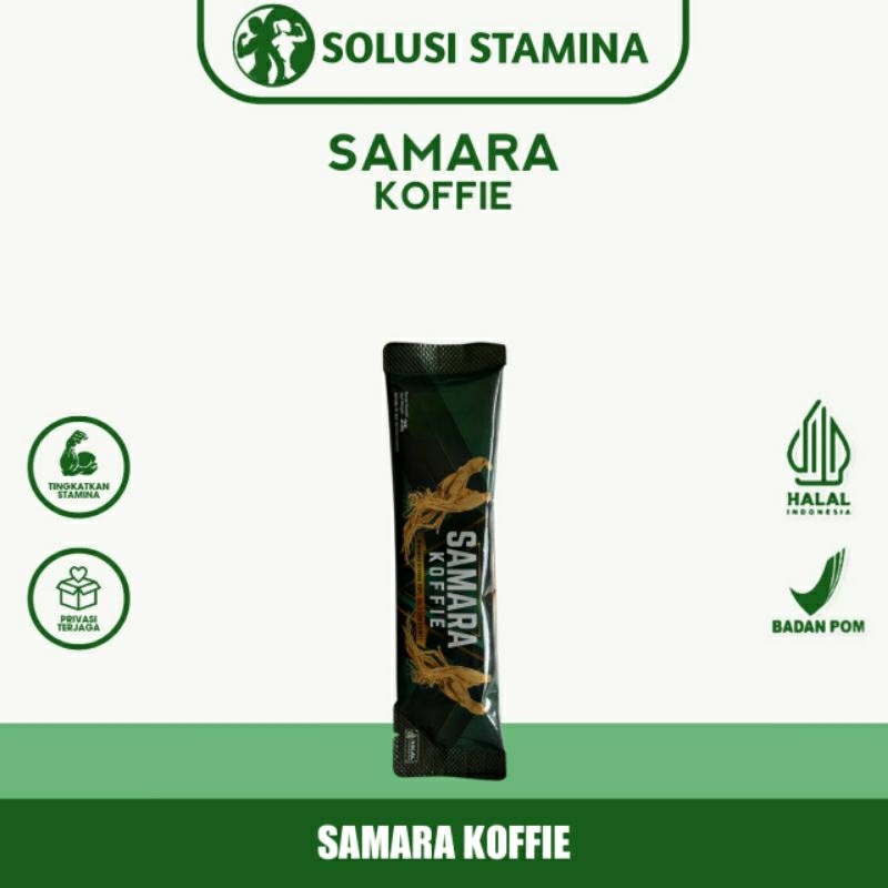 

Samara Koffie Ginseng Kopi Stamina Pria - Eceran 1 Sachet