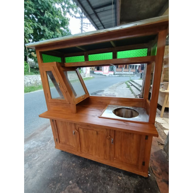 Gerobak Soto Lamongan Roda Troli