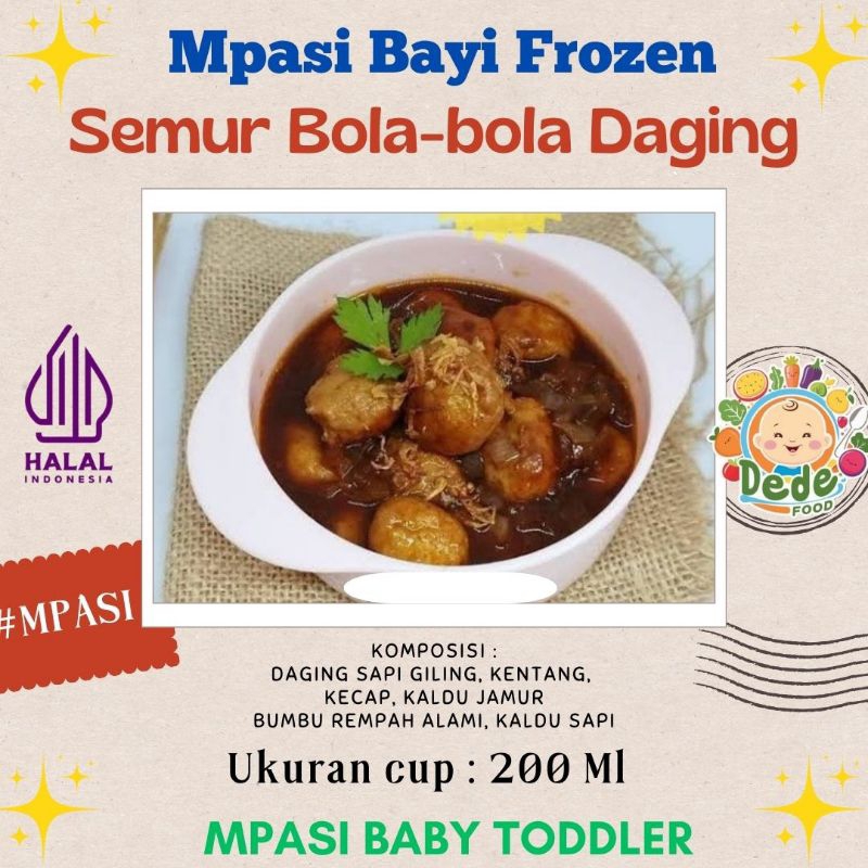 

Bola bola daging (MPASI bayi dan balita) Frozen catering