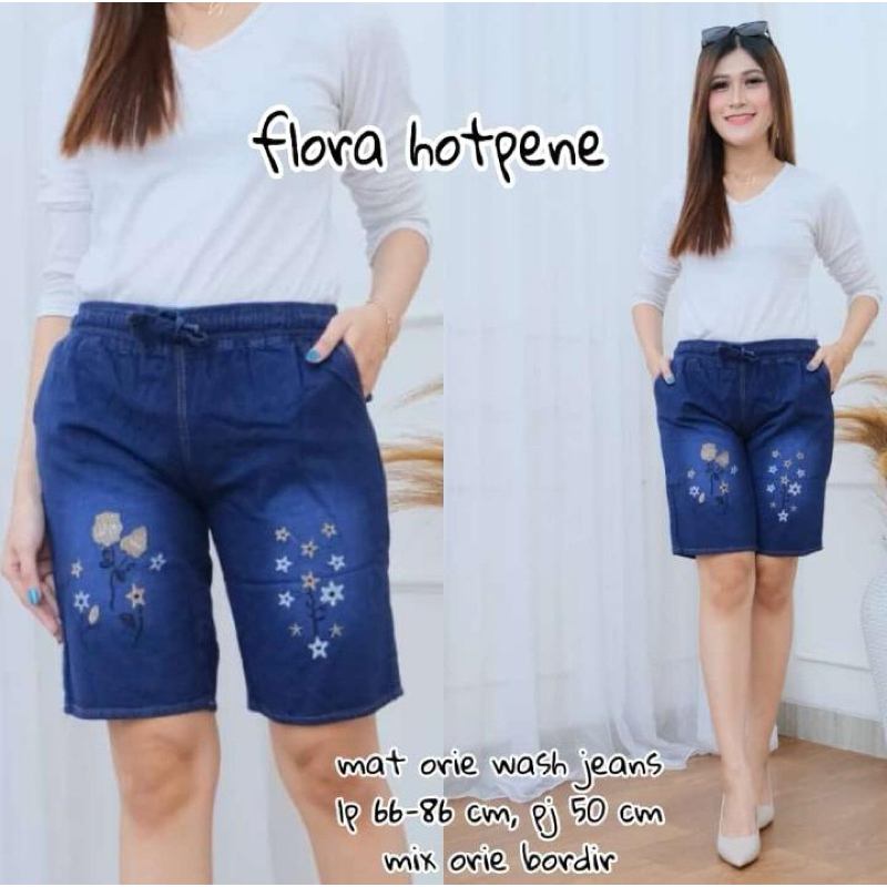 Celana Jeans Hotpants Wanita/Hotpants jumbo/celana Hotpants