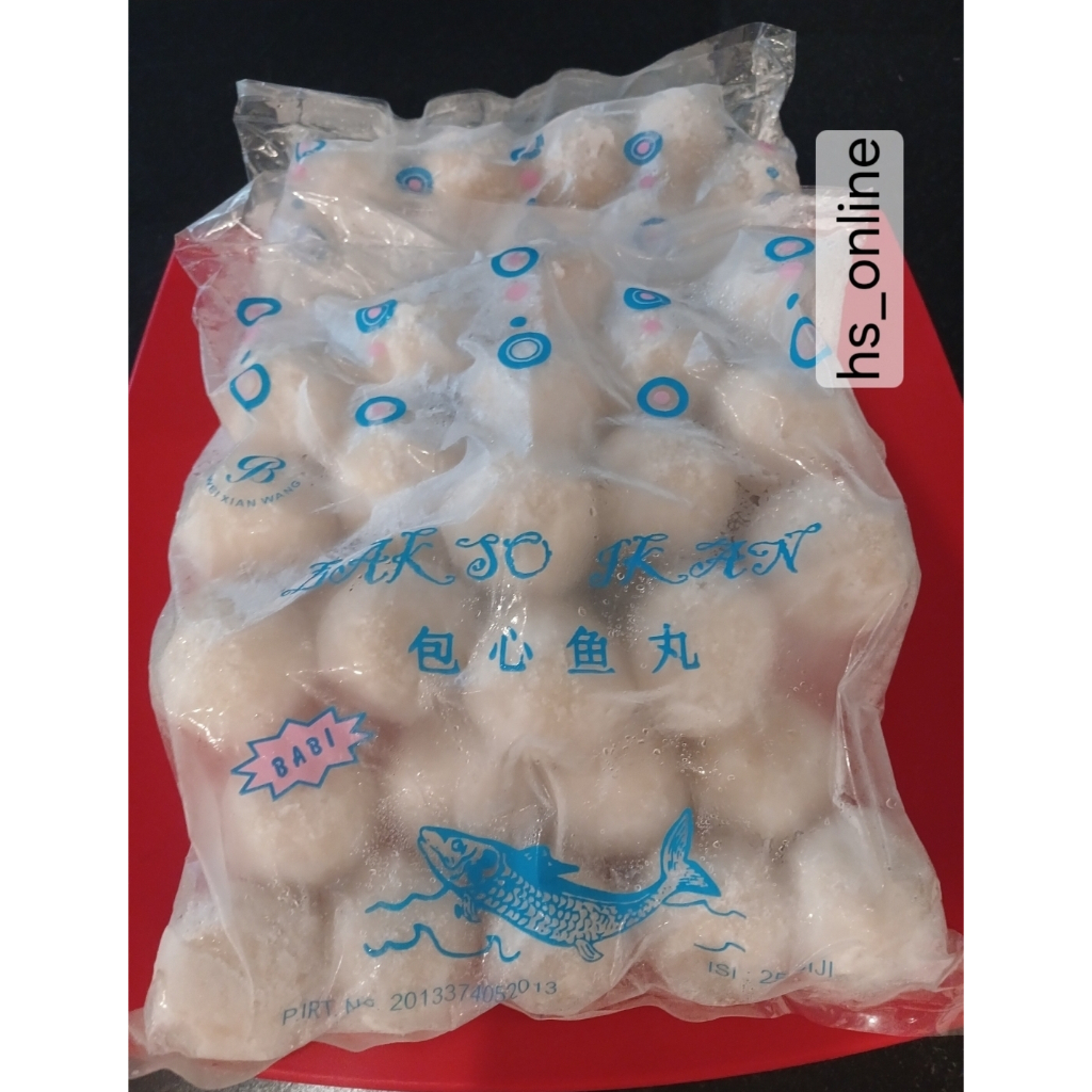 

READY STOK HIWAN ISI BABI / BAKSO IKAN ISI BABI 25PCS