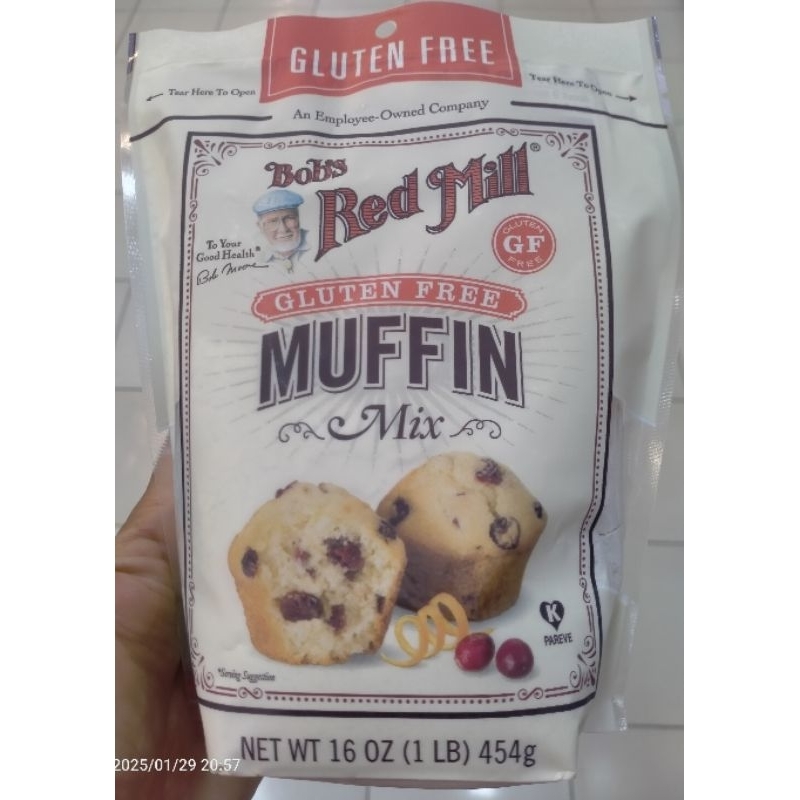 

BOB'S RED MILL GLUTEN FREE MUFFIN MIX 454g