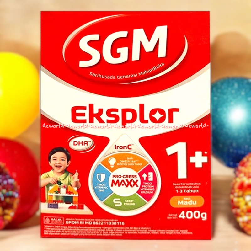 

Sgm Eksplor 1+ 400gr Susu Anak Usia 1-3tahun Rasa Madu Honey Flavour Milk Powder