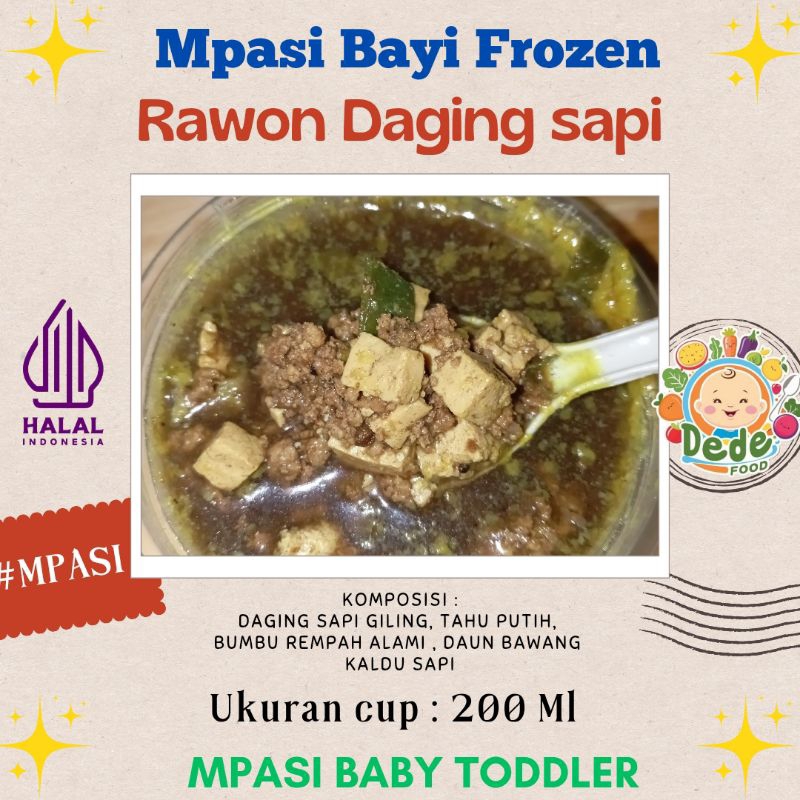 

Rawon daging sapi (mpasi bayi dan balita) frozen