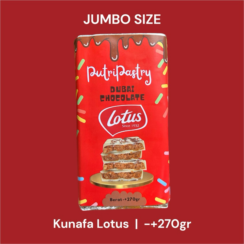 

Putripastry Coklat Dubai Kunafa Lotus Spread Size Jumbo -+270gr