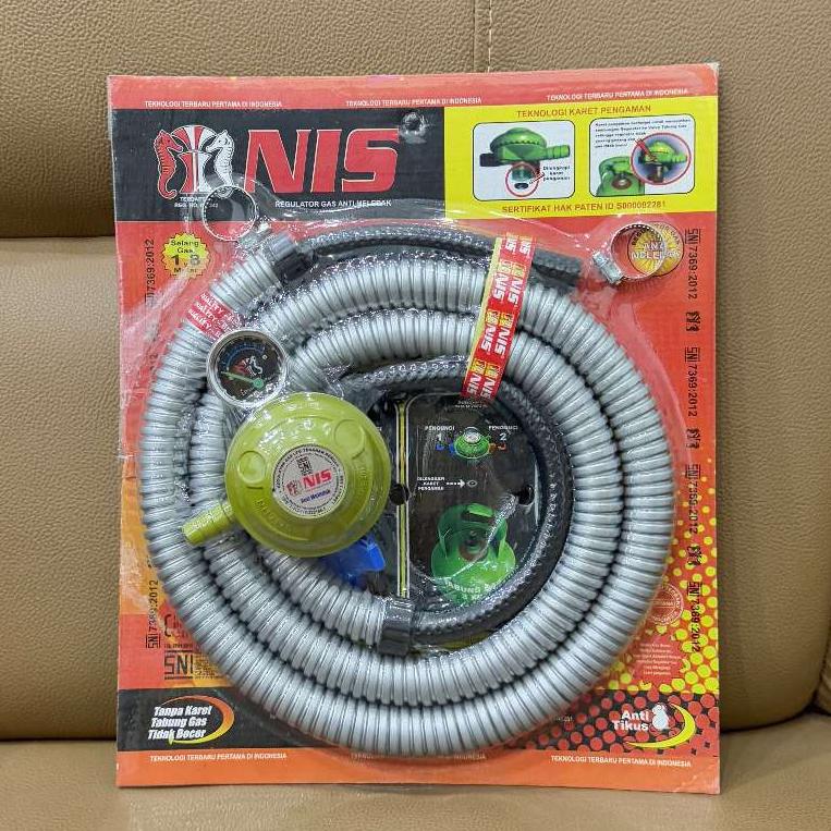 Selang Gas Paket Regulator NIS / Selang Gas Set NIS/ Selang Gas Paket NIS