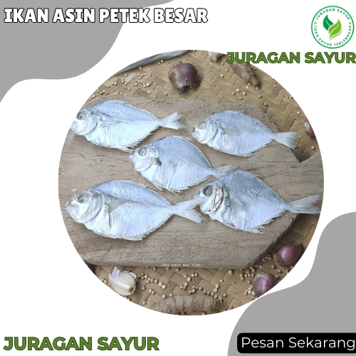 

Ikan Asin Petek Besar - Ikan Asin Petek Super - Juragan Sayur