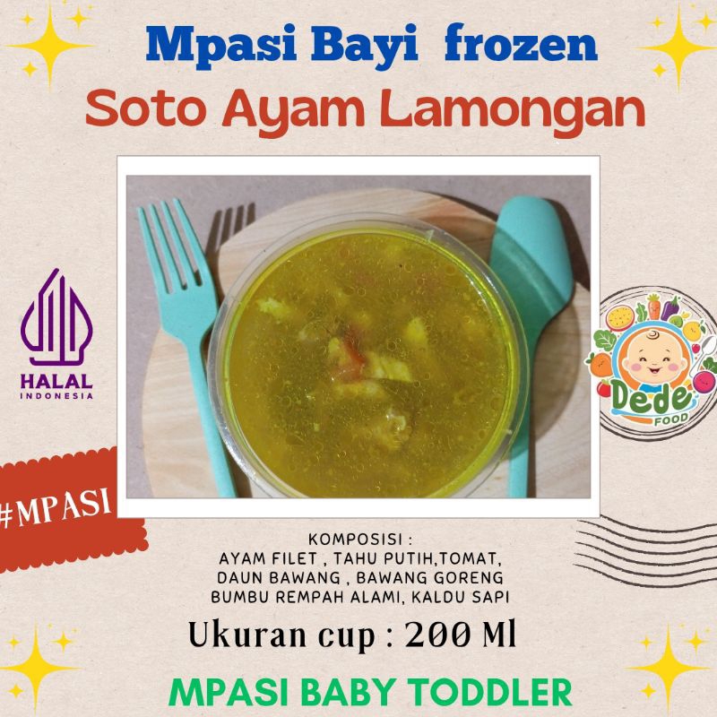 

soto ayam lamongan (MPASI bayi dan balita) frozen