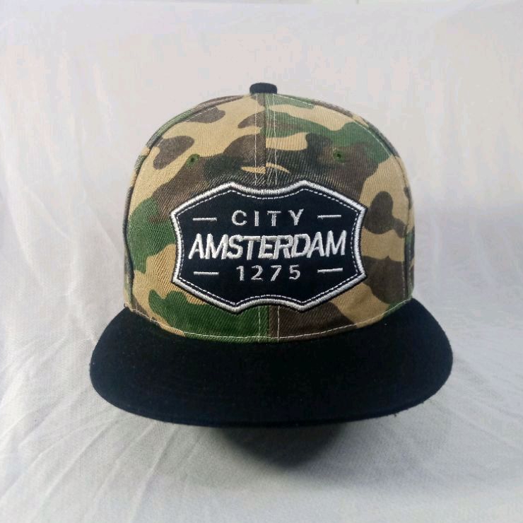 Topi Snapback Camouflage Army City Amsterdam 1275
