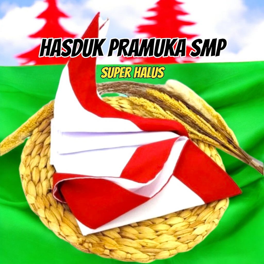 Hasduk SMP / kacu hasduk pramuka SMP super halus