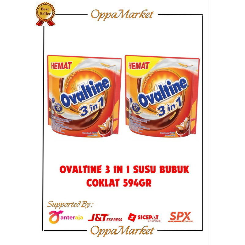 

OVALTINE 3 IN 1 SUSU BUBUK COKLAT 594G