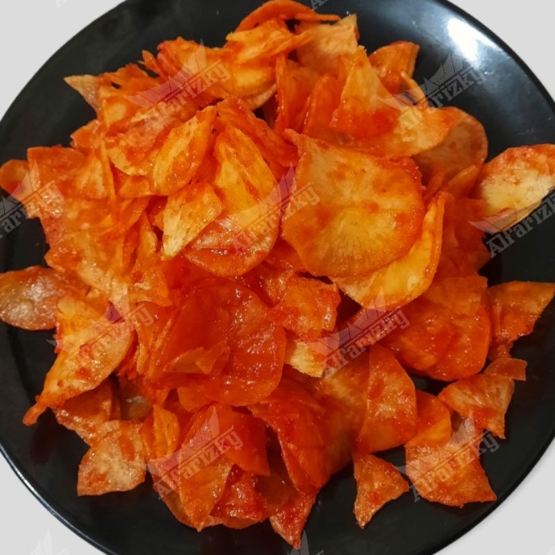 

Kerupuk / Keripik / Sanjai Bulat Balado