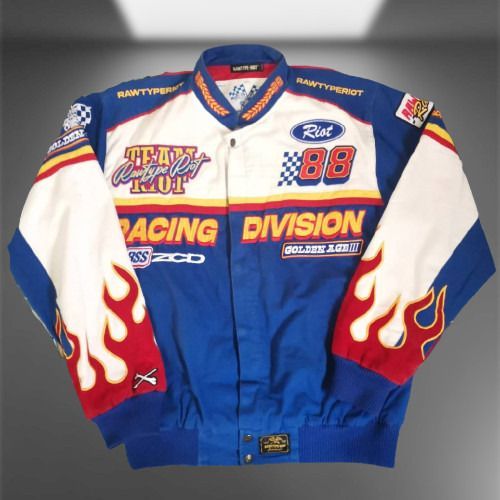 JAKET NASCAR RAWTYPE RIOT GOLDEN AGE 3 BSS LIMITED SIZE L | Classic Retro Rugged Style Army Military