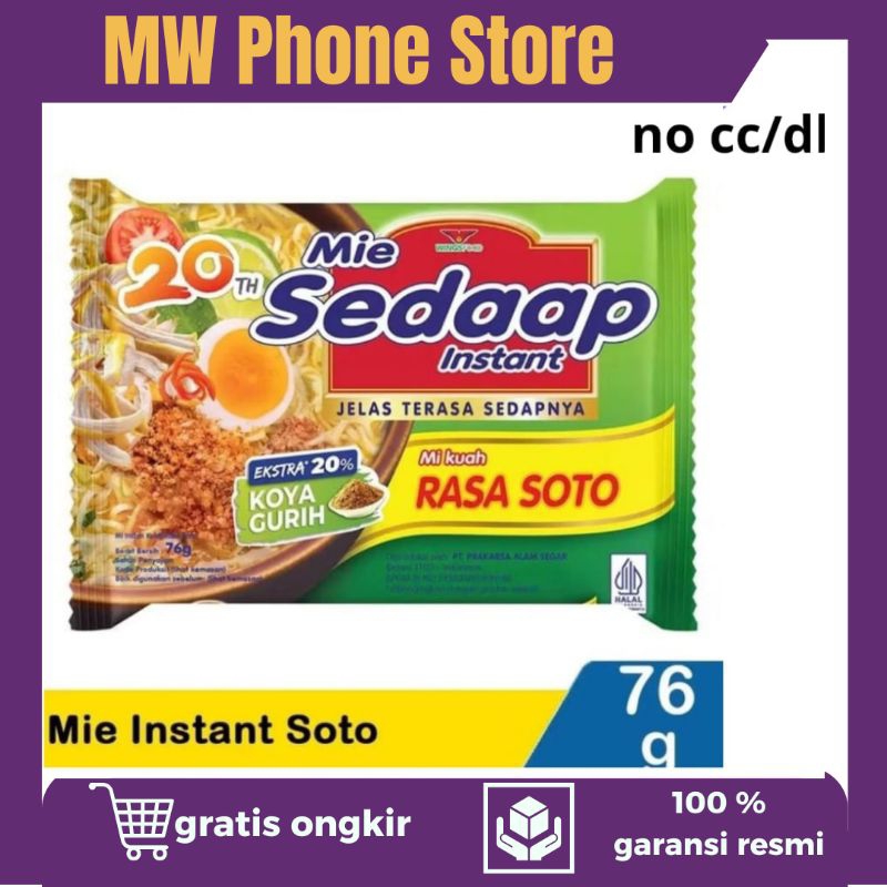 

Sedaap mie instant Soto 76g